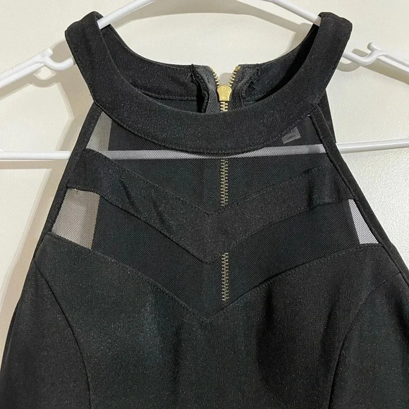 NWT Emerald Sundae Junior Size Small Semi Formal Short Black Dress NWT - Picture 6 of 8